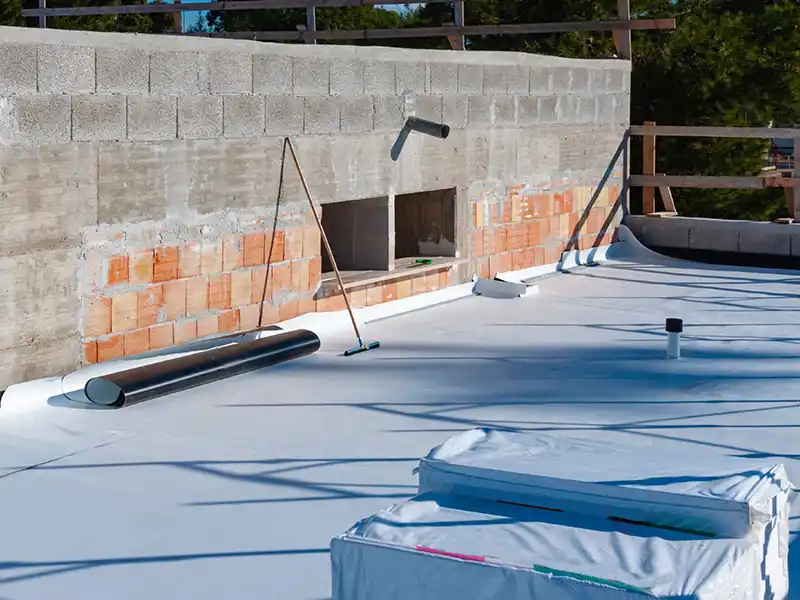 New commercial roof installation